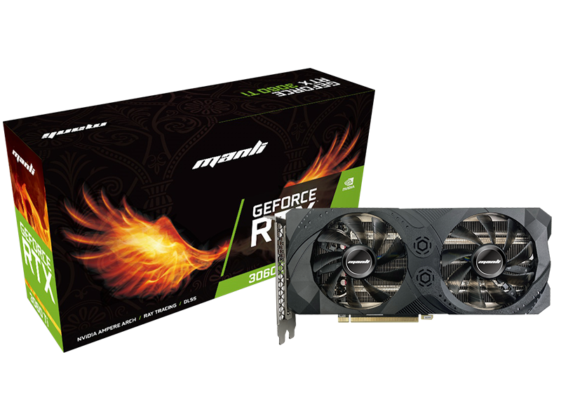 Manli GeForce RTX™ 3060 Ti LHR (M2480 + N630)